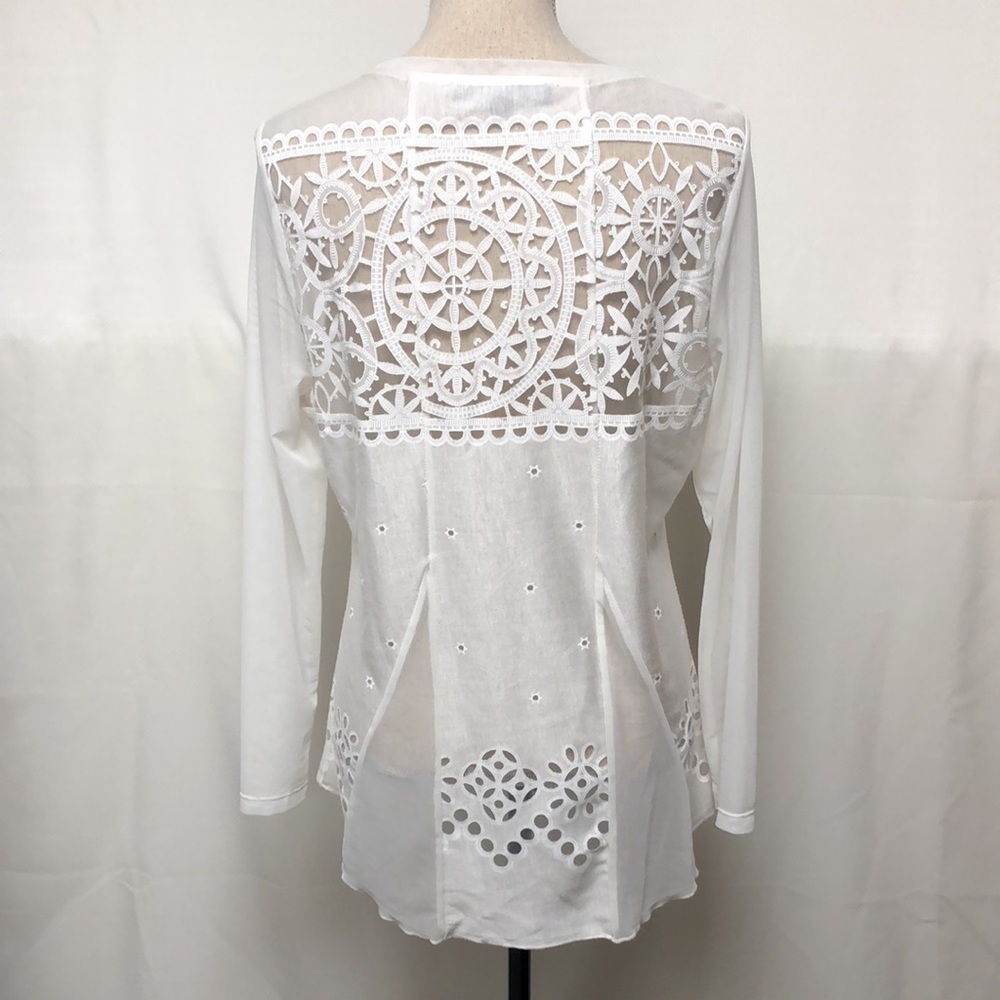 Ness Blouse with shear inserts - Picture 5 of 12